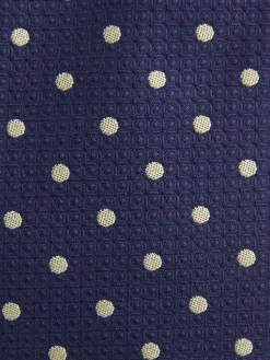 CORBATA JACQUARD MF AZUL MARINO