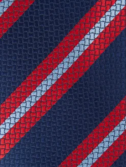 CORBATA JACQUARD MF AZUL MARINO