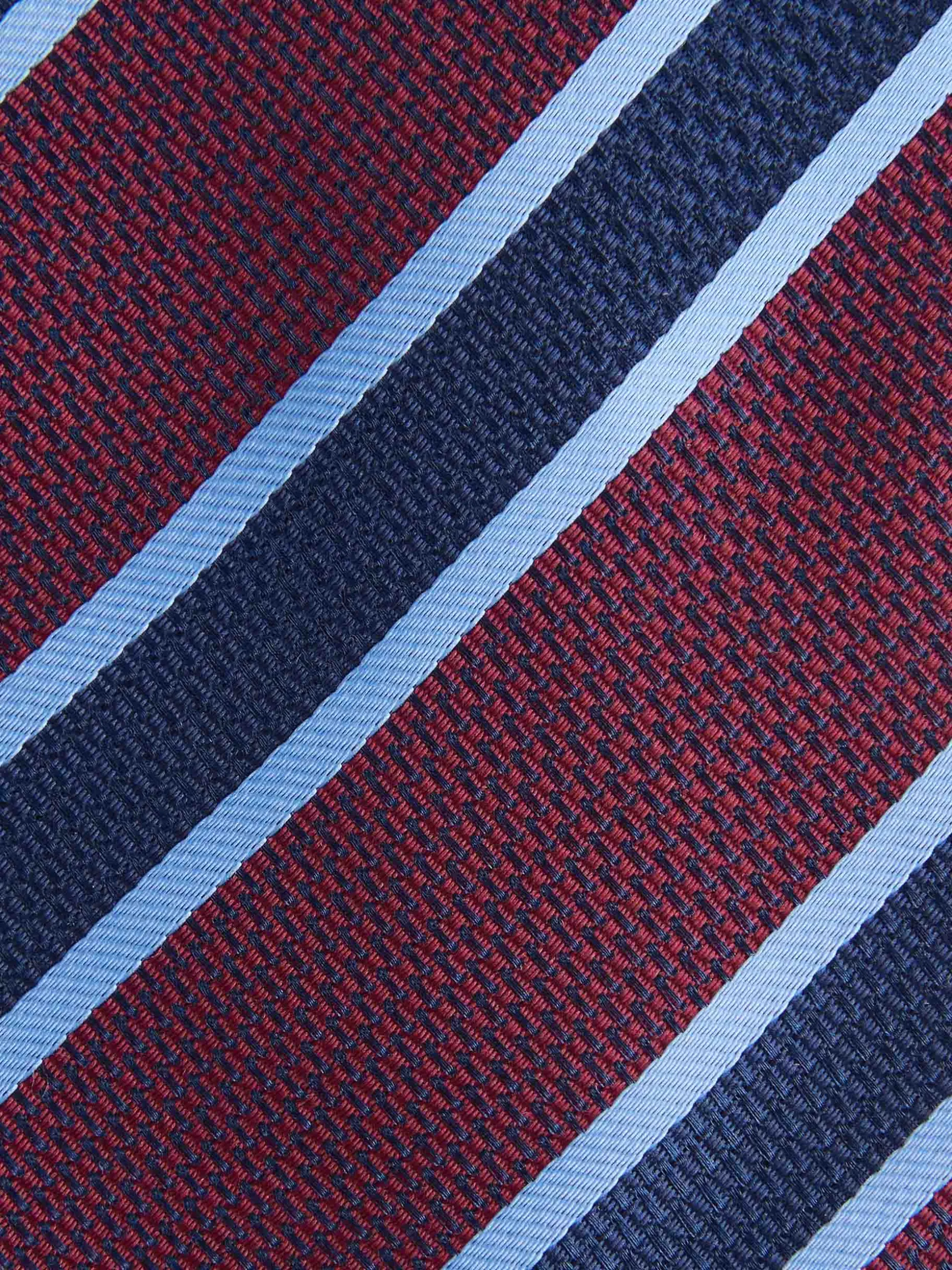CORBATA JACQUARD MF AZUL MARINO