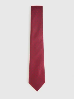 CORBATA JACQUARD MF BURDEOS