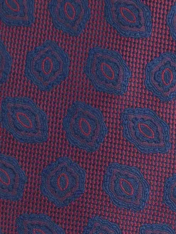CORBATA JACQUARD MF BURDEOS