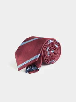 CORBATA JACQUARD MF ROJO