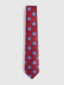 CORBATA JACQUARD MF ROJO