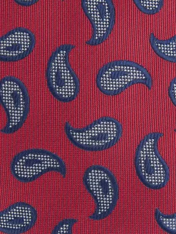 CORBATA JACQUARD MF ROJO
