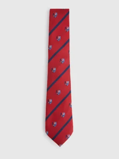 CORBATA JACQUARD MF ROJO