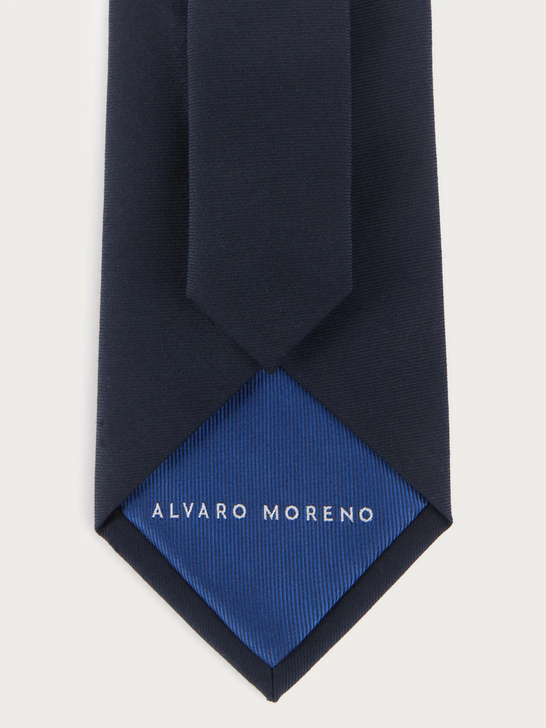 CORBATA LISA MATE AZUL MARINO