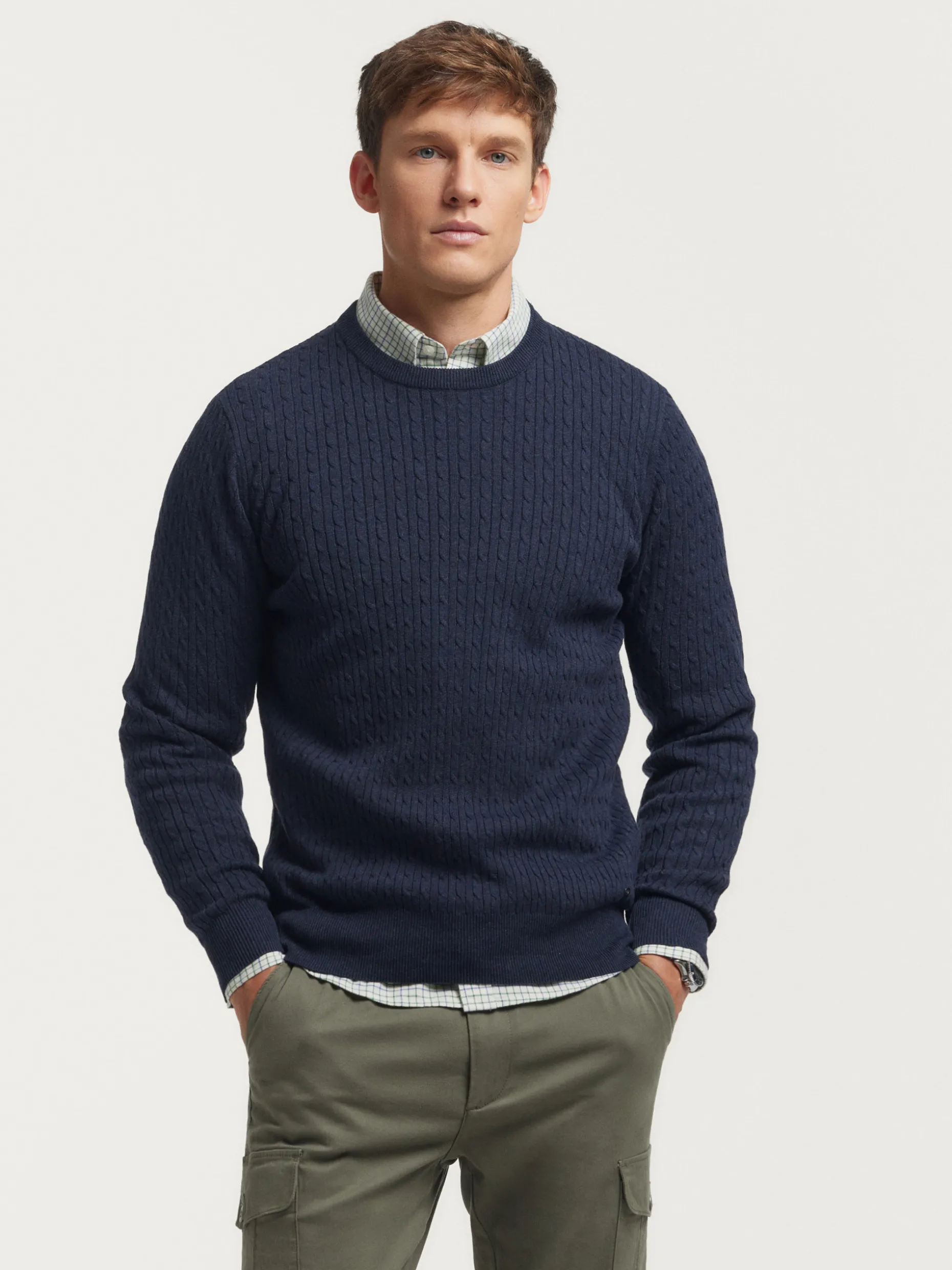 JERSEY OCHOS AZUL MARINO