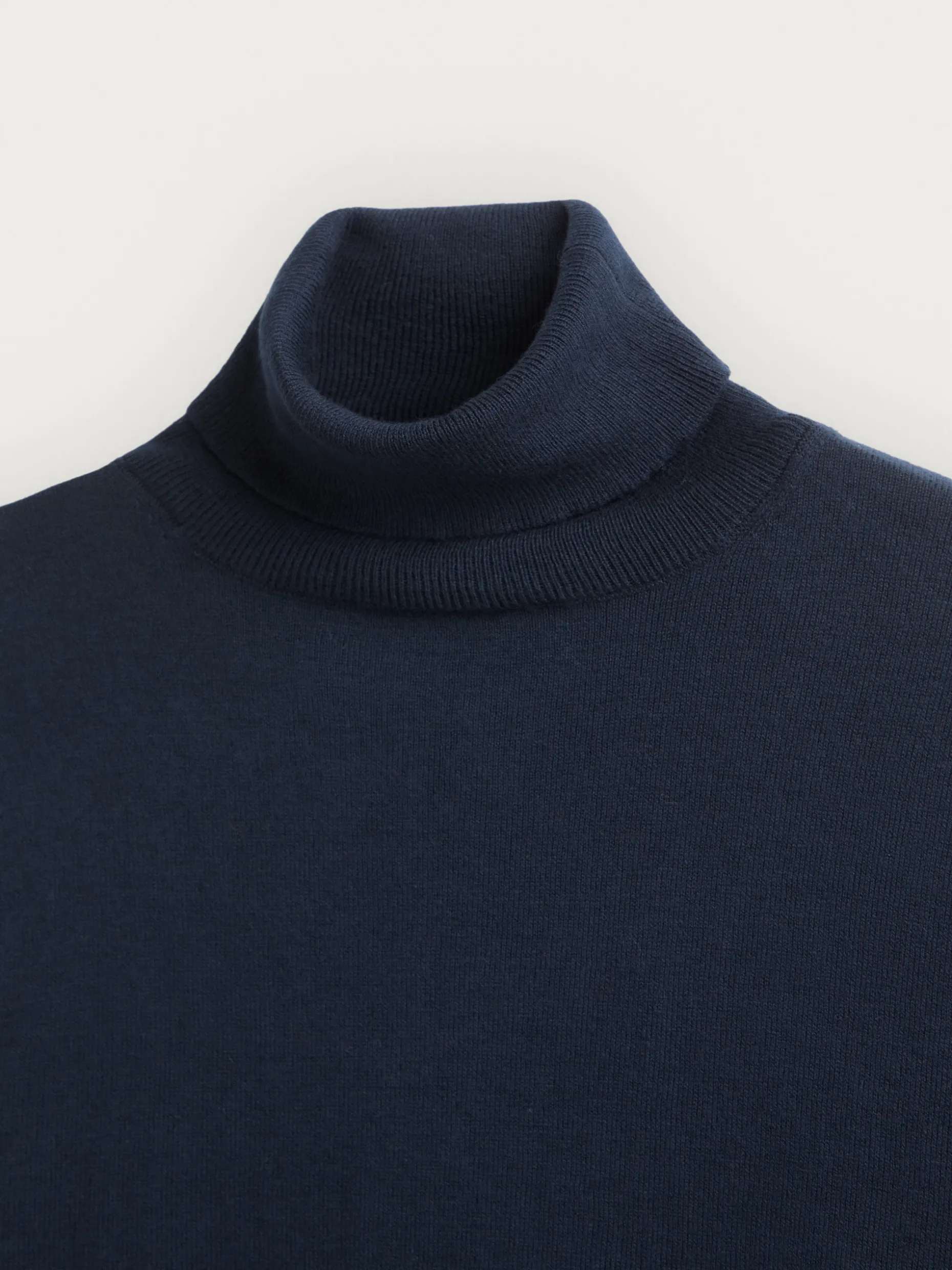 JERSEY ROLL COLLAR AZUL MARINO