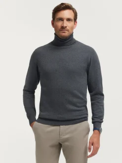 JERSEY ROLL COLLAR GRIS