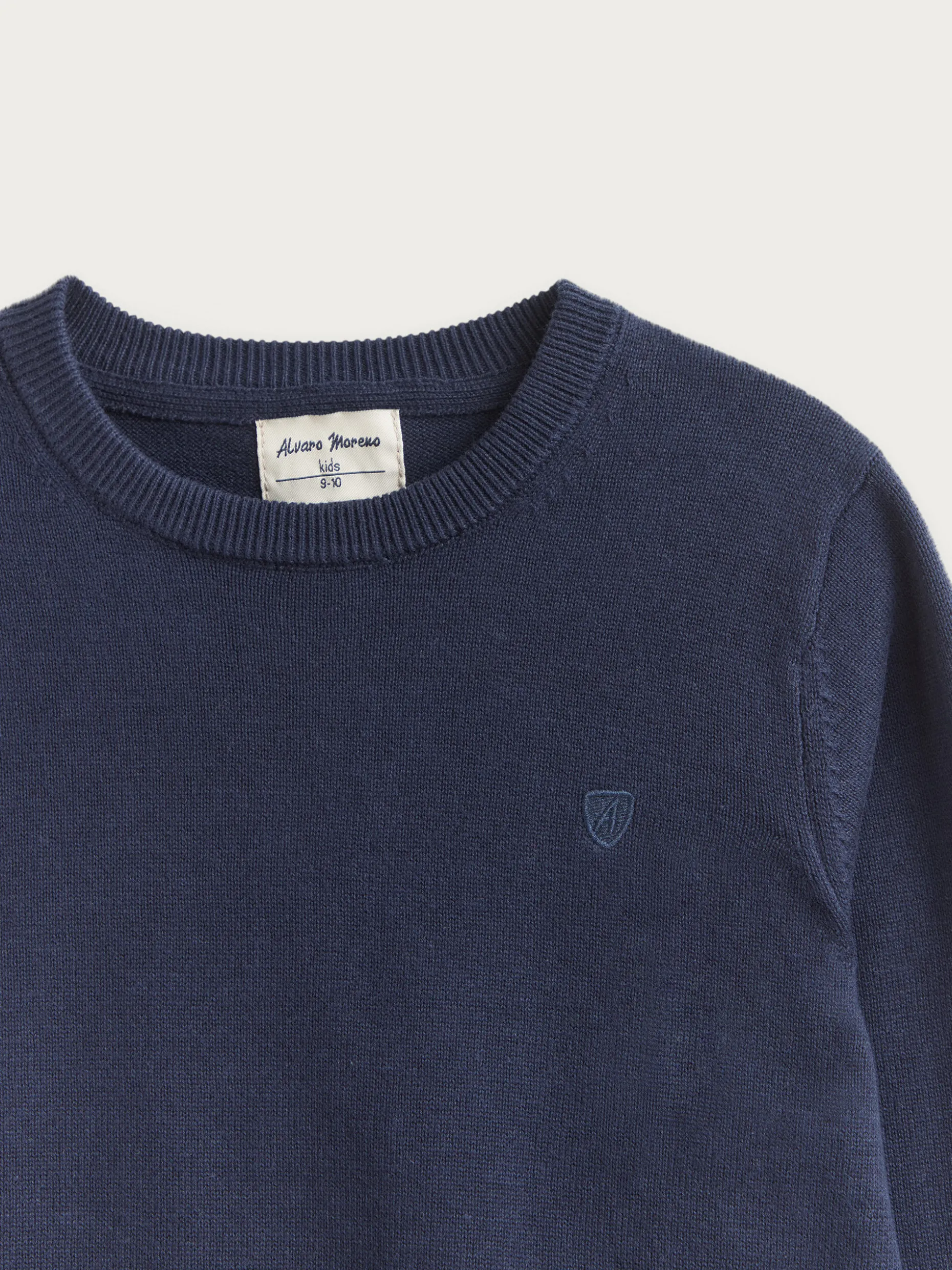 JERSEY ROUND NECK KIDS AZUL MARINO
