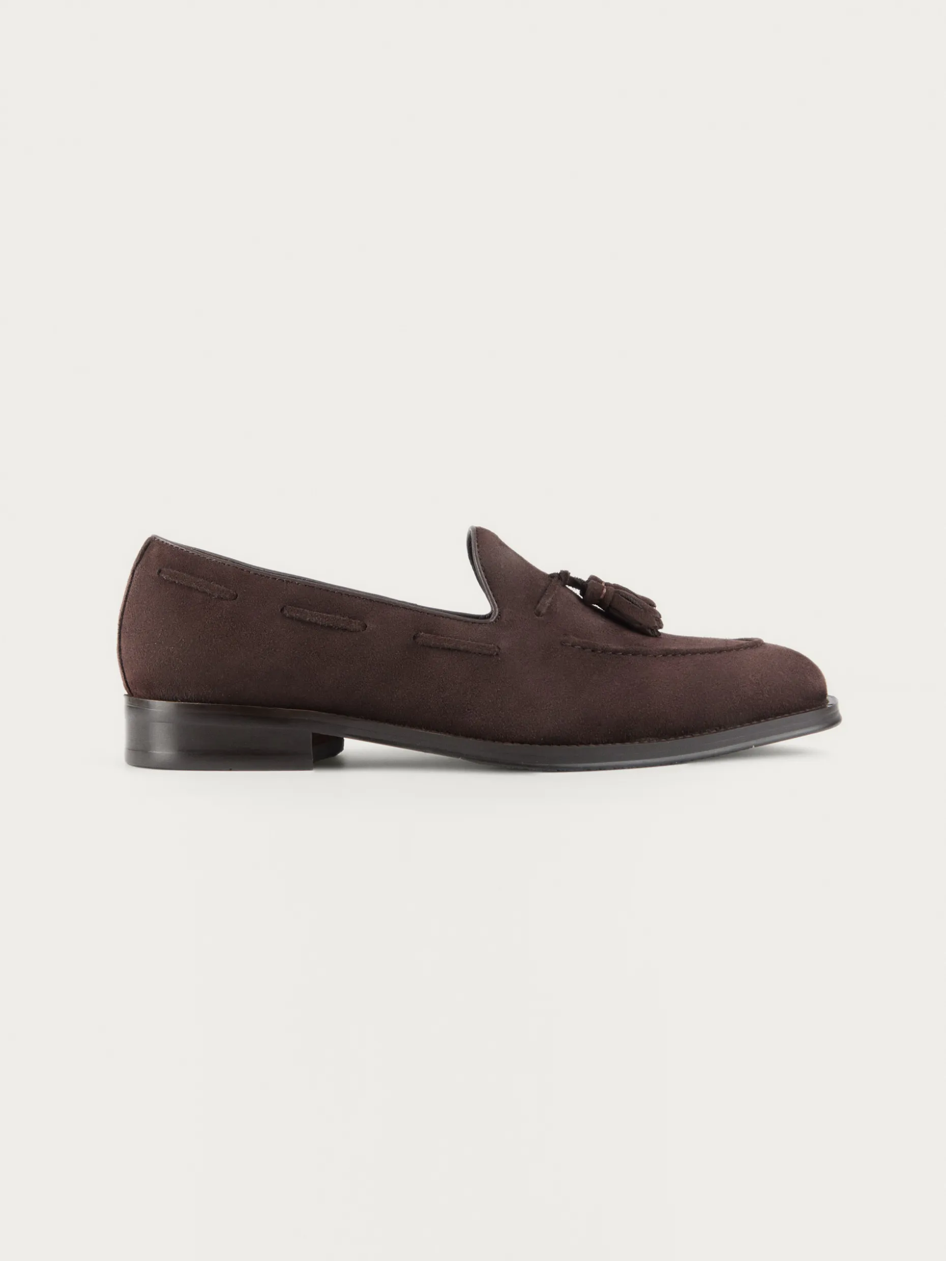 MOCASIN SERRAJE BORLAS MARRÓN