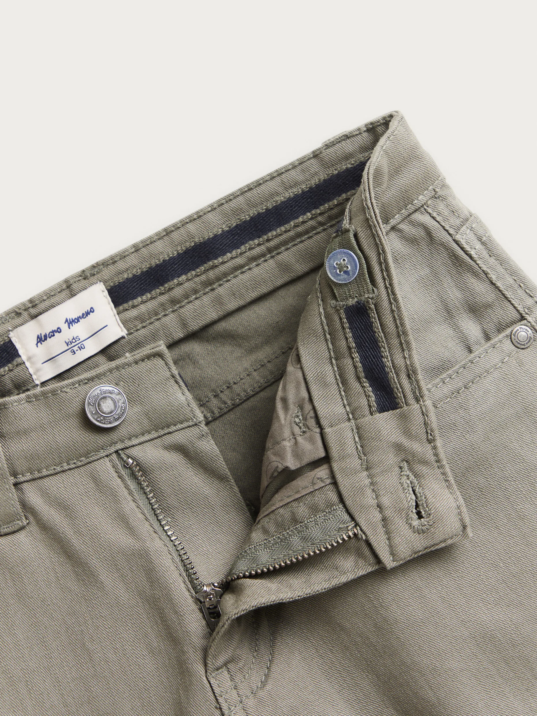 PANTALON 5 POCKETS KIDS VERDE