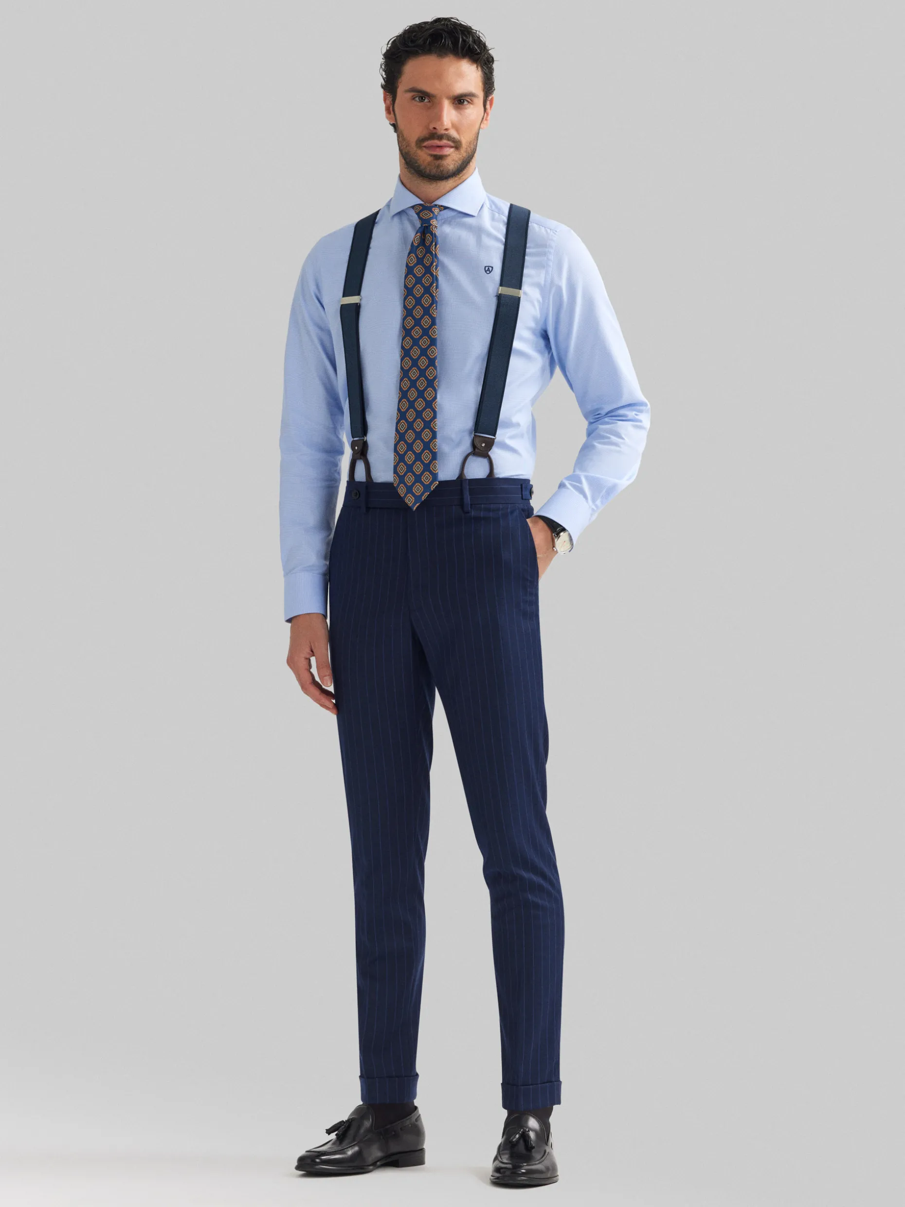 PANTALON CAPO DIPLO AZUL MARINO