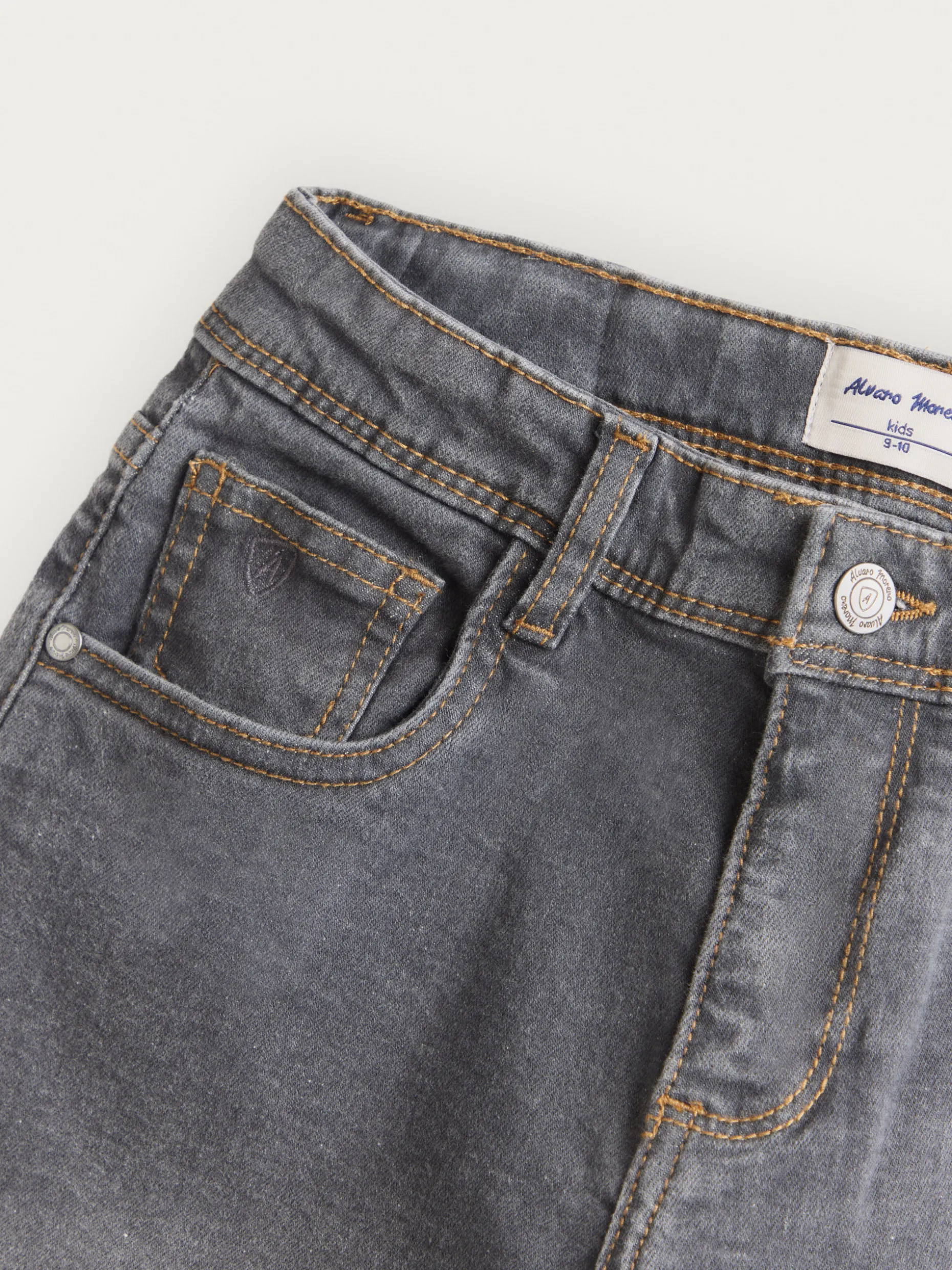 PANTALON DENIM KIDS GRIS