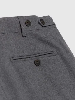 PANTALON DUOMO CRUZADO GRIS