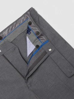 PANTALON DUOMO CRUZADO GRIS