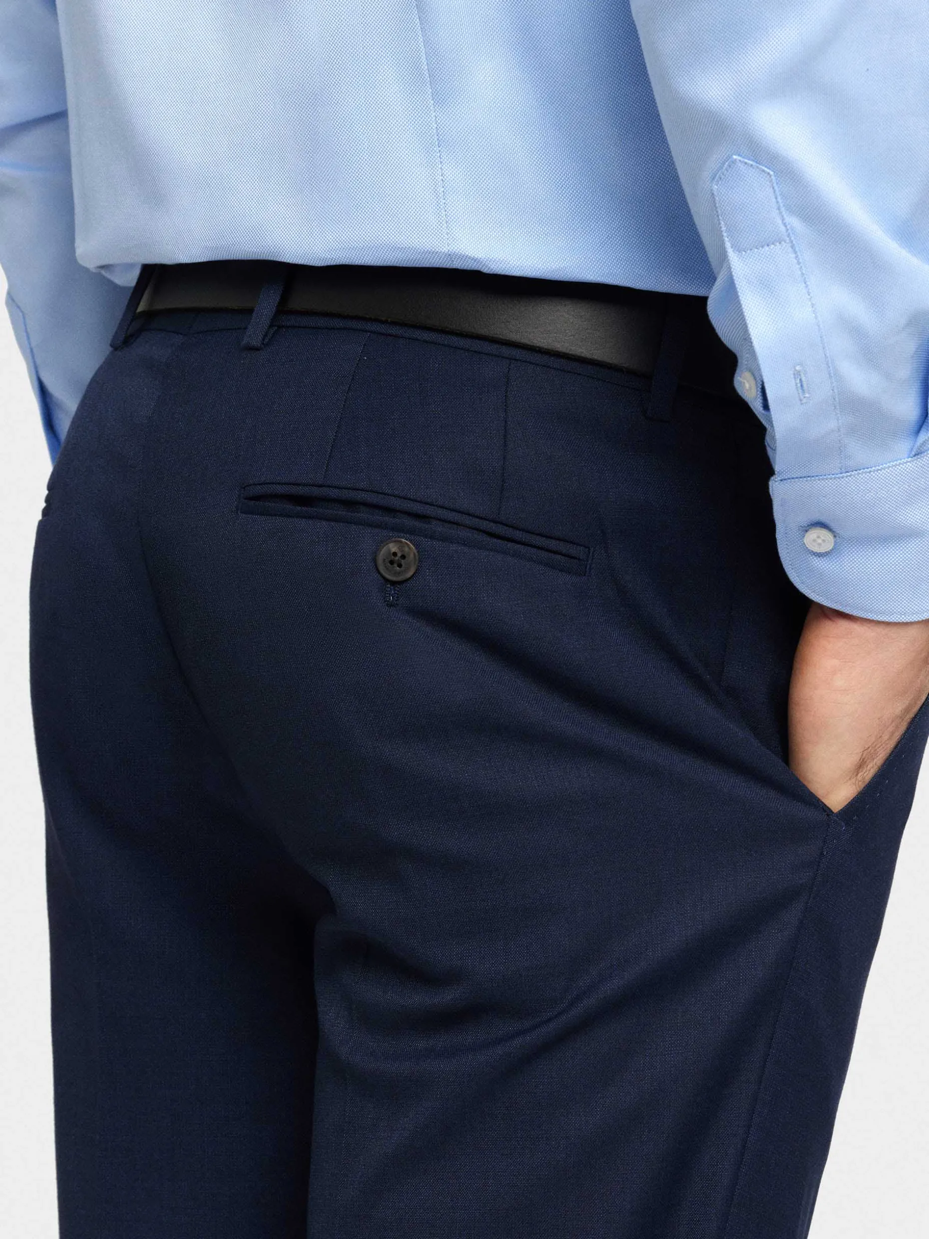 PANTALON FIL A FIL AZUL MARINO