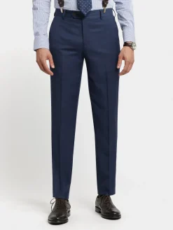 PANTALON FIL A FIL CRUZADO AZUL MARINO