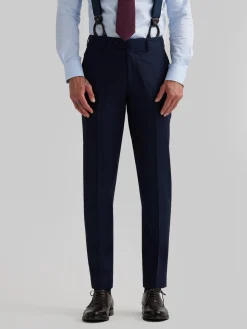 PANTALON FIL A FIL CRUZADO AZUL MARINO