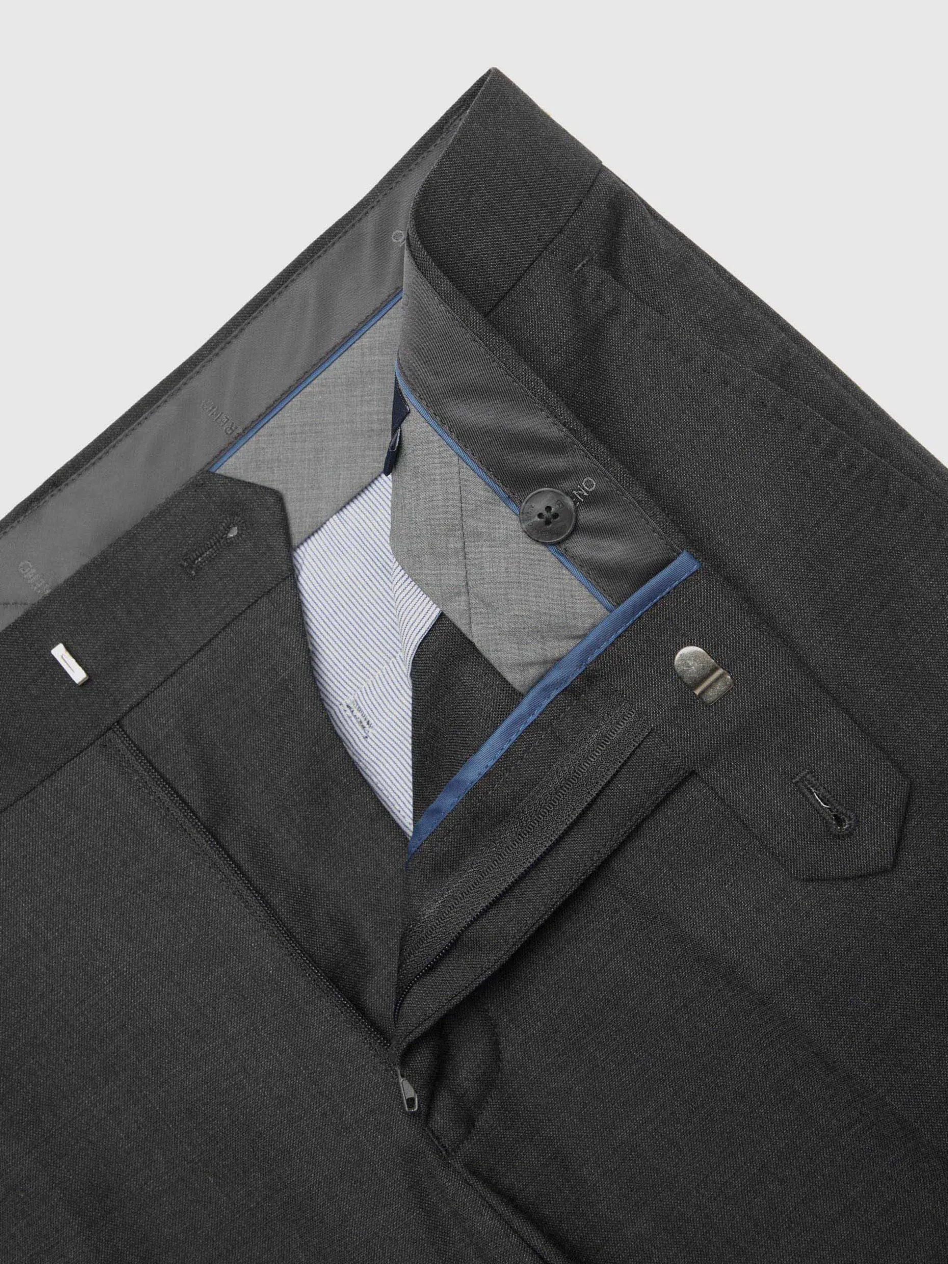 PANTALON FIL A FIL CRUZADO GRIS