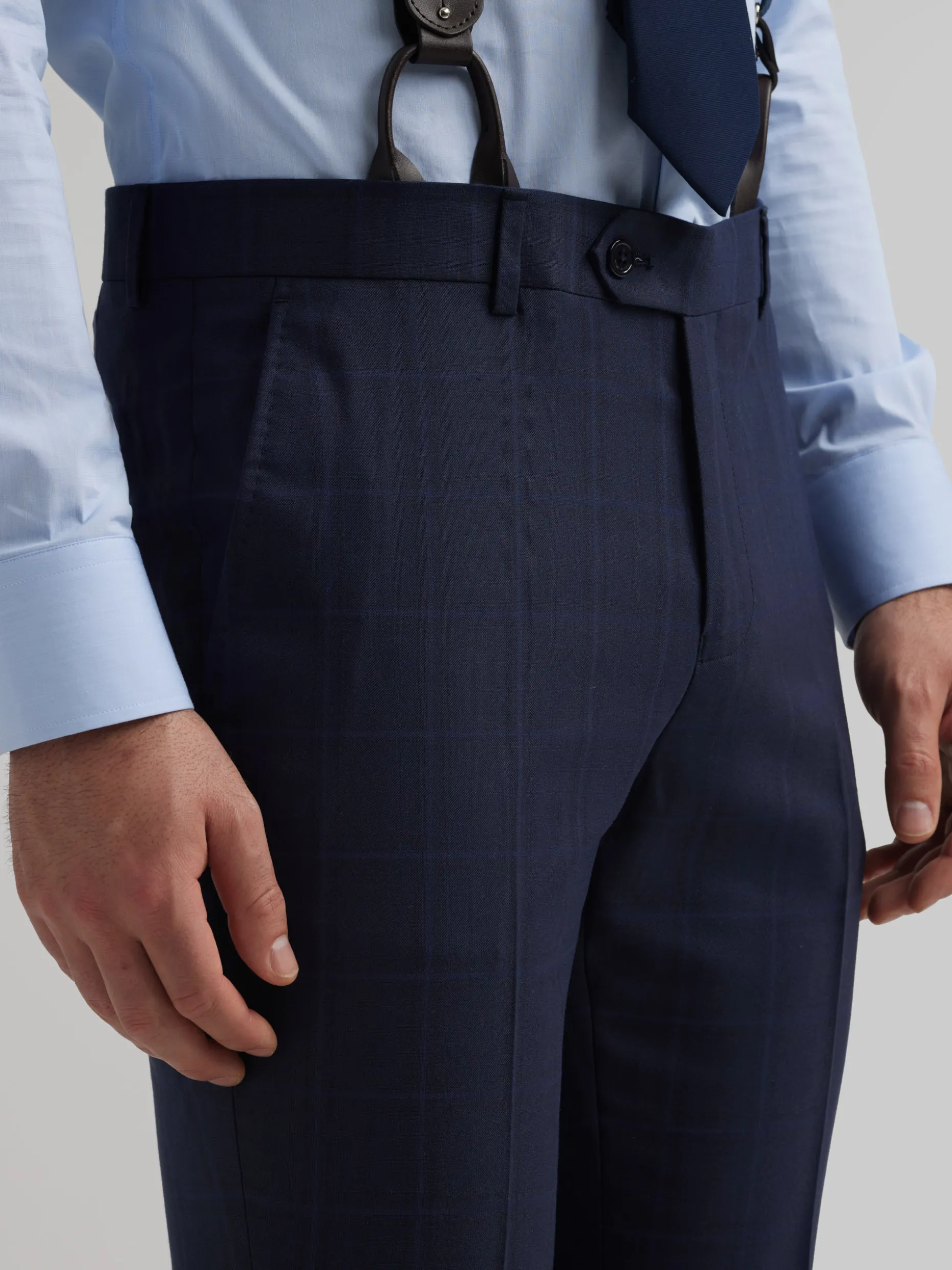 PANTALON FINESTRA SLIM AZUL MARINO
