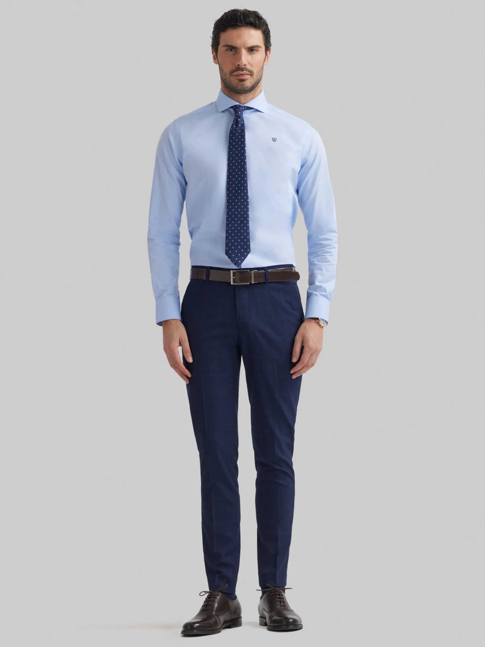 PANTALON GALES SLIM AZUL MARINO