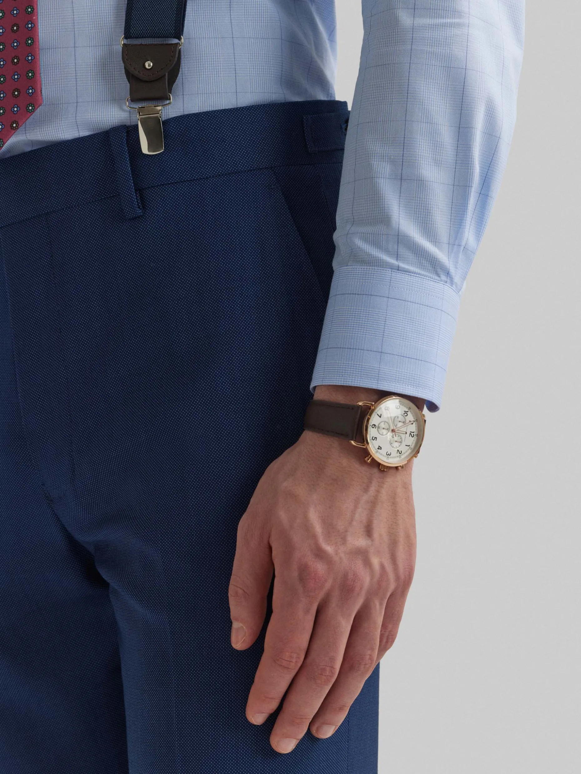 PANTALON NAPOLI MICROBIRD AZUL