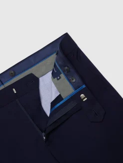 PANTALON PLAIN SLIM AZUL MARINO