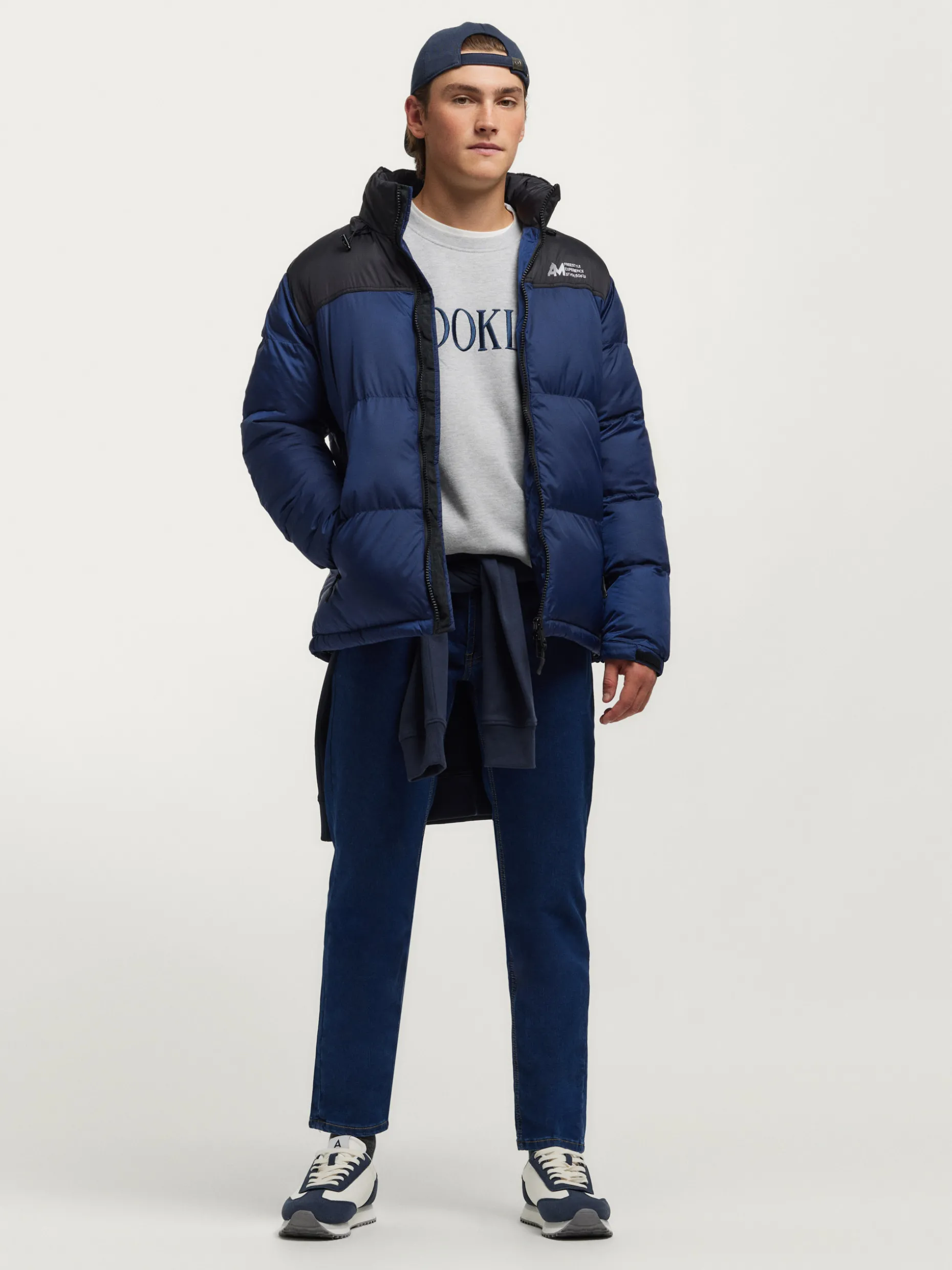 PARKA ELBRUS AZUL SINTETICO
