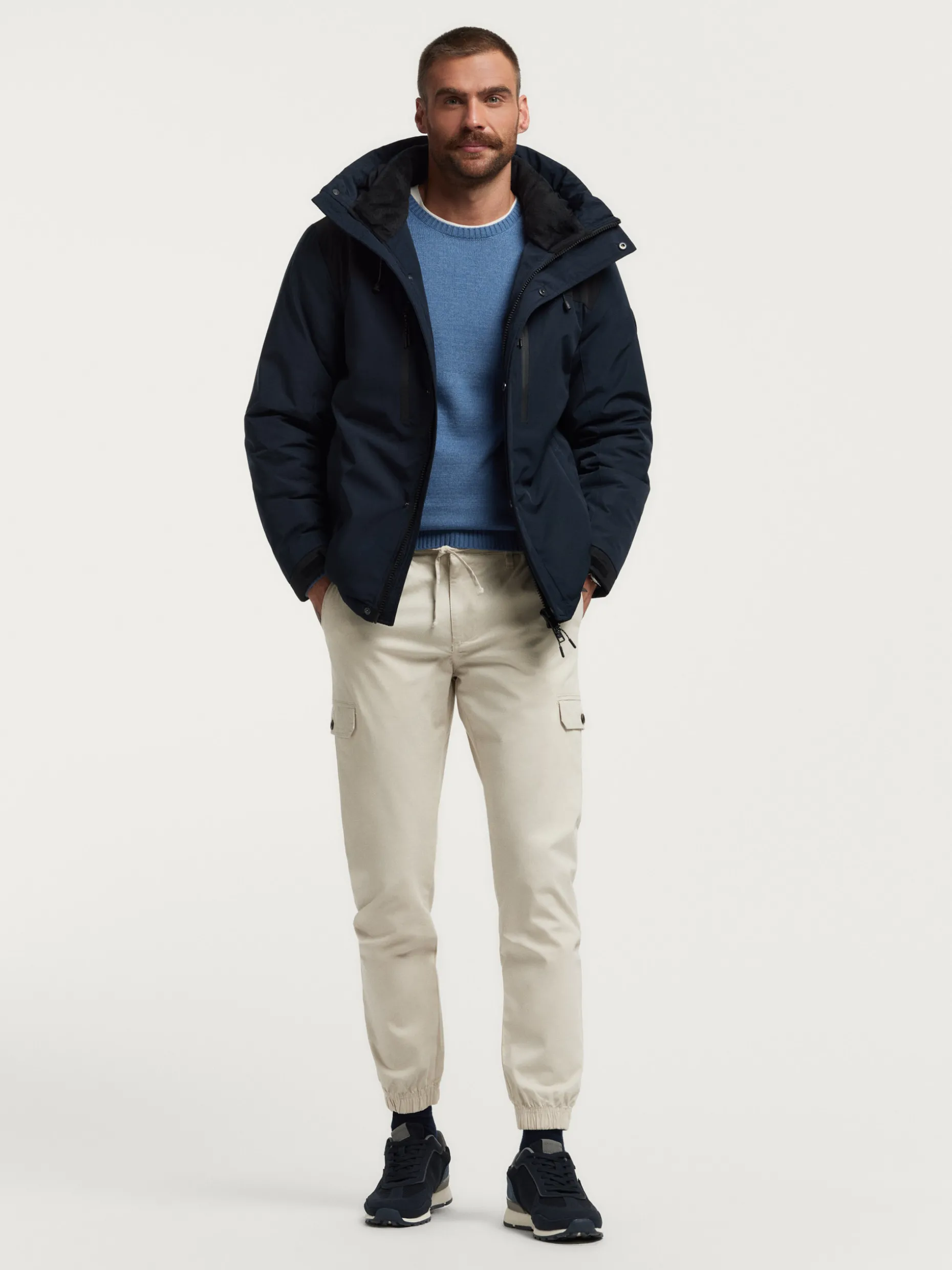 PARKA EXPLORE AZUL MARINO