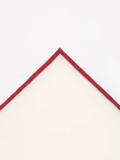 PAÑUELO LINO ROJO