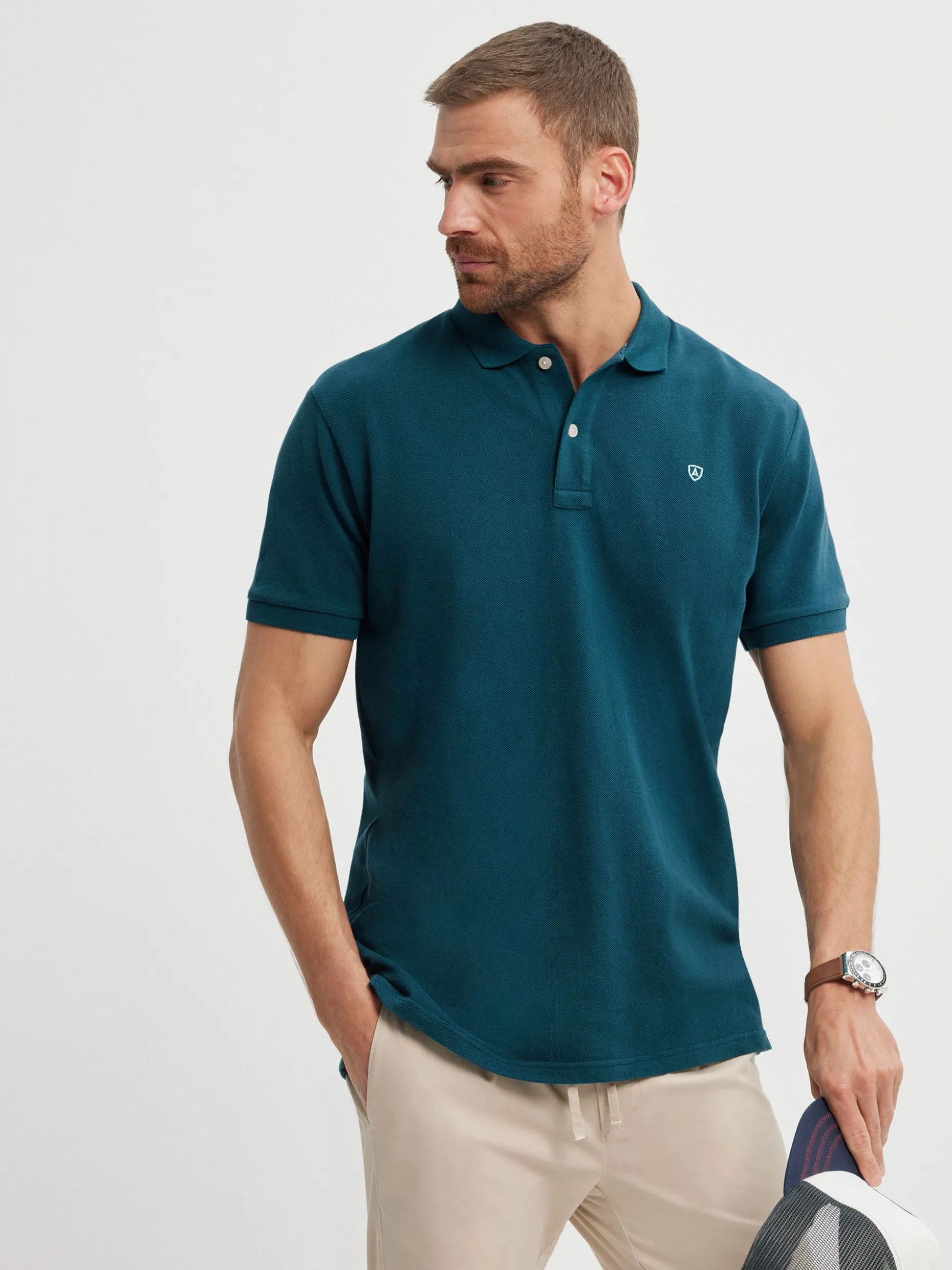 POLO BASIC AZUL
