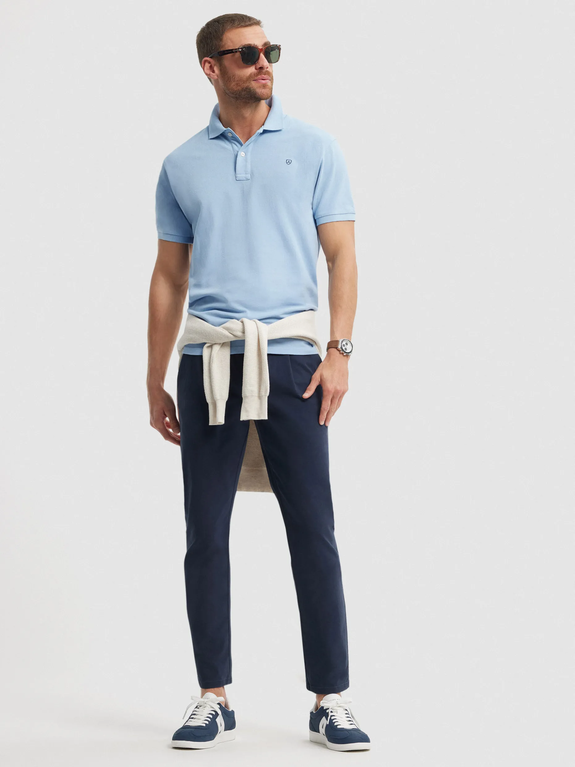 POLO BASIC CELESTE
