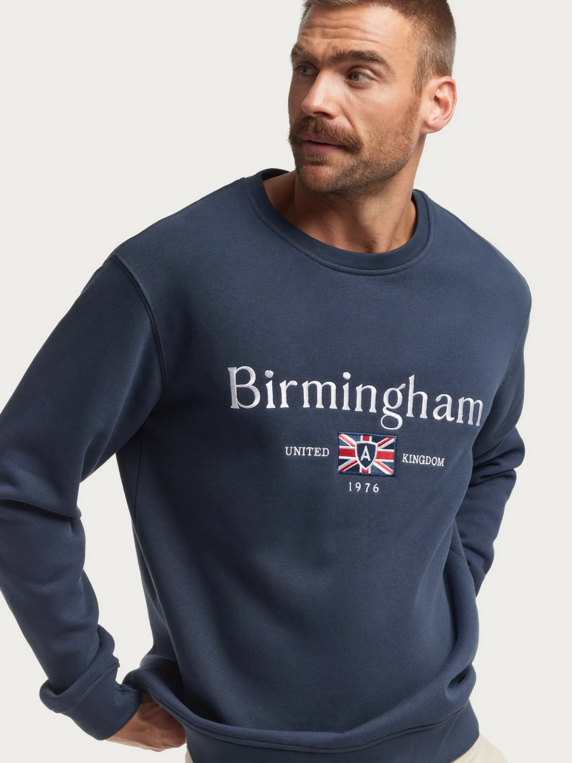 SUDADERA BIRMINGAHM AZUL MARINO