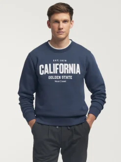SUDADERA CALIFORNIA AZUL