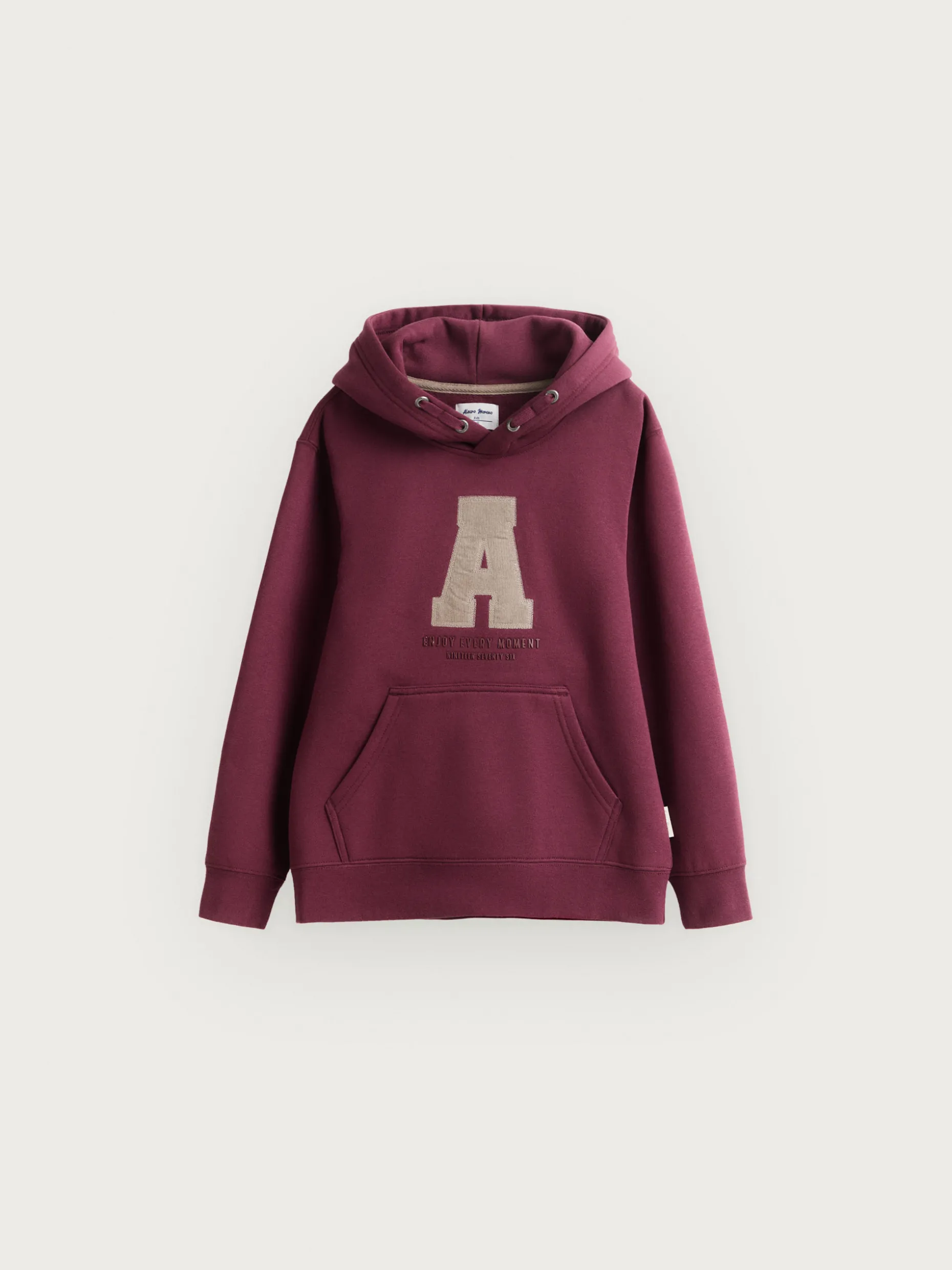 SUDADERA MOMENT KIDS BURDEOS