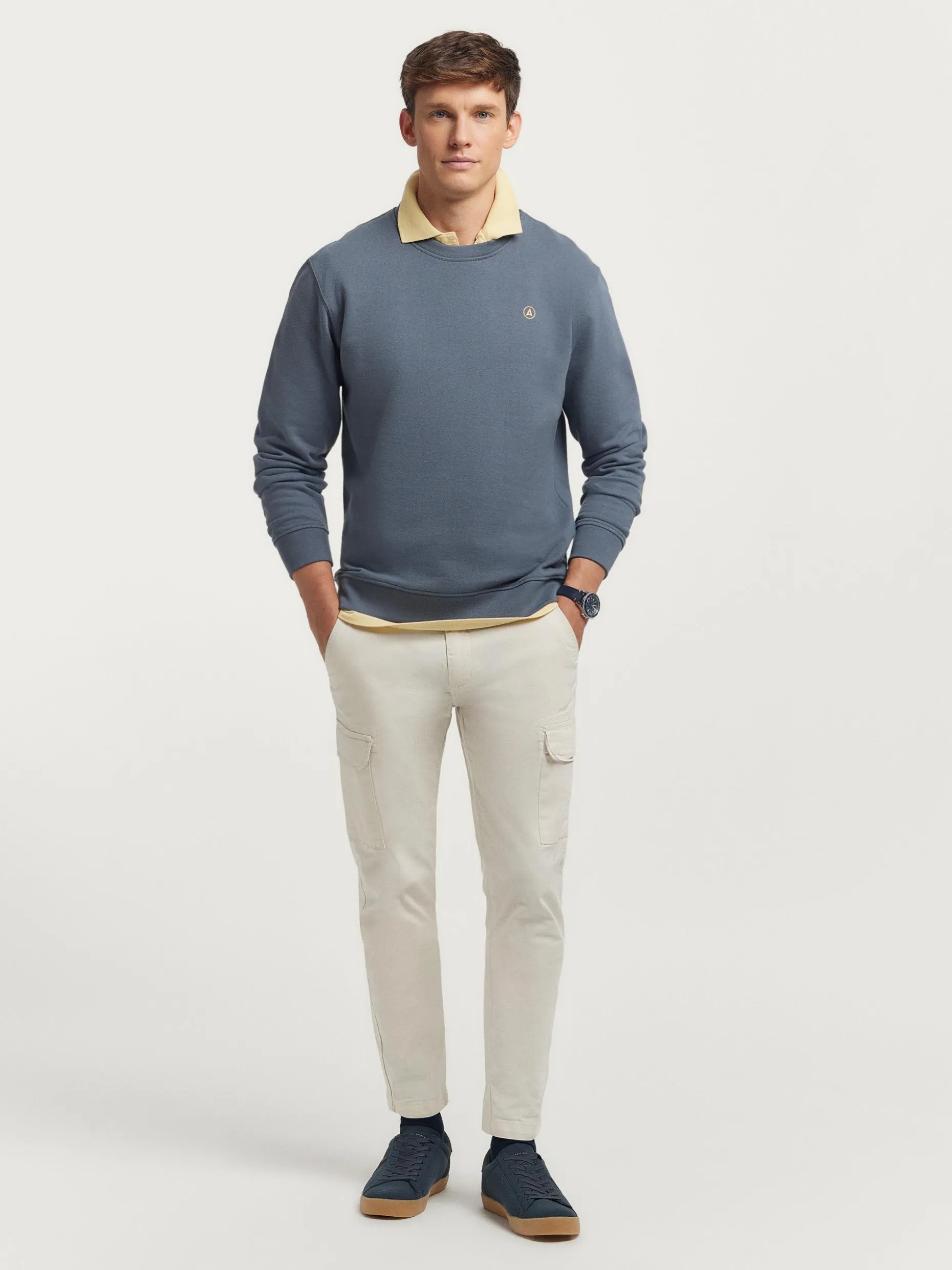 SUDADERA POSITIVE AZUL