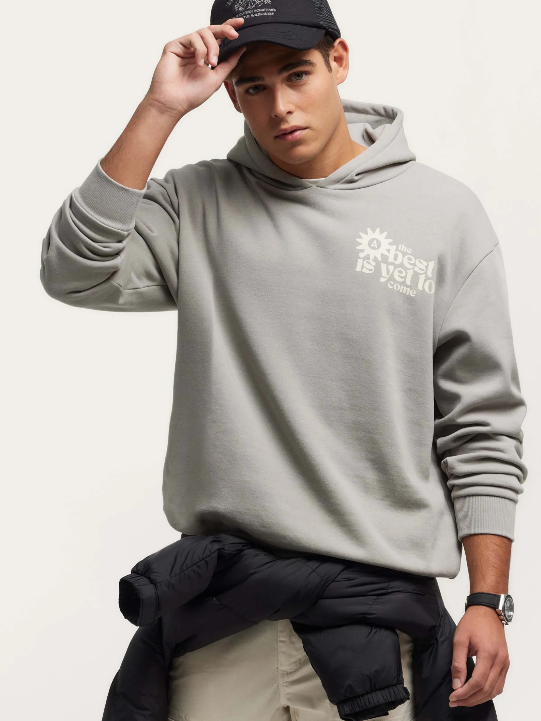 SUDADERA SUNSHINE GRIS