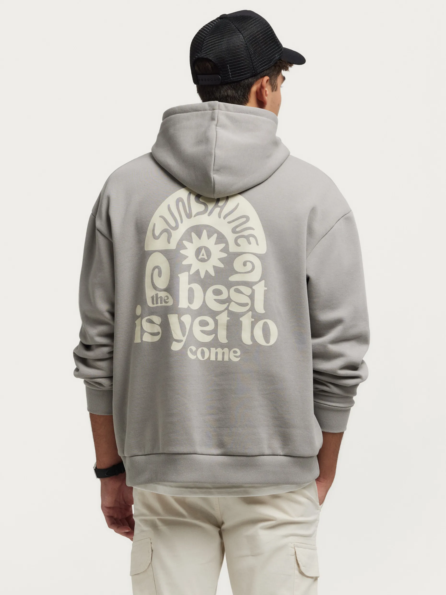 SUDADERA SUNSHINE GRIS