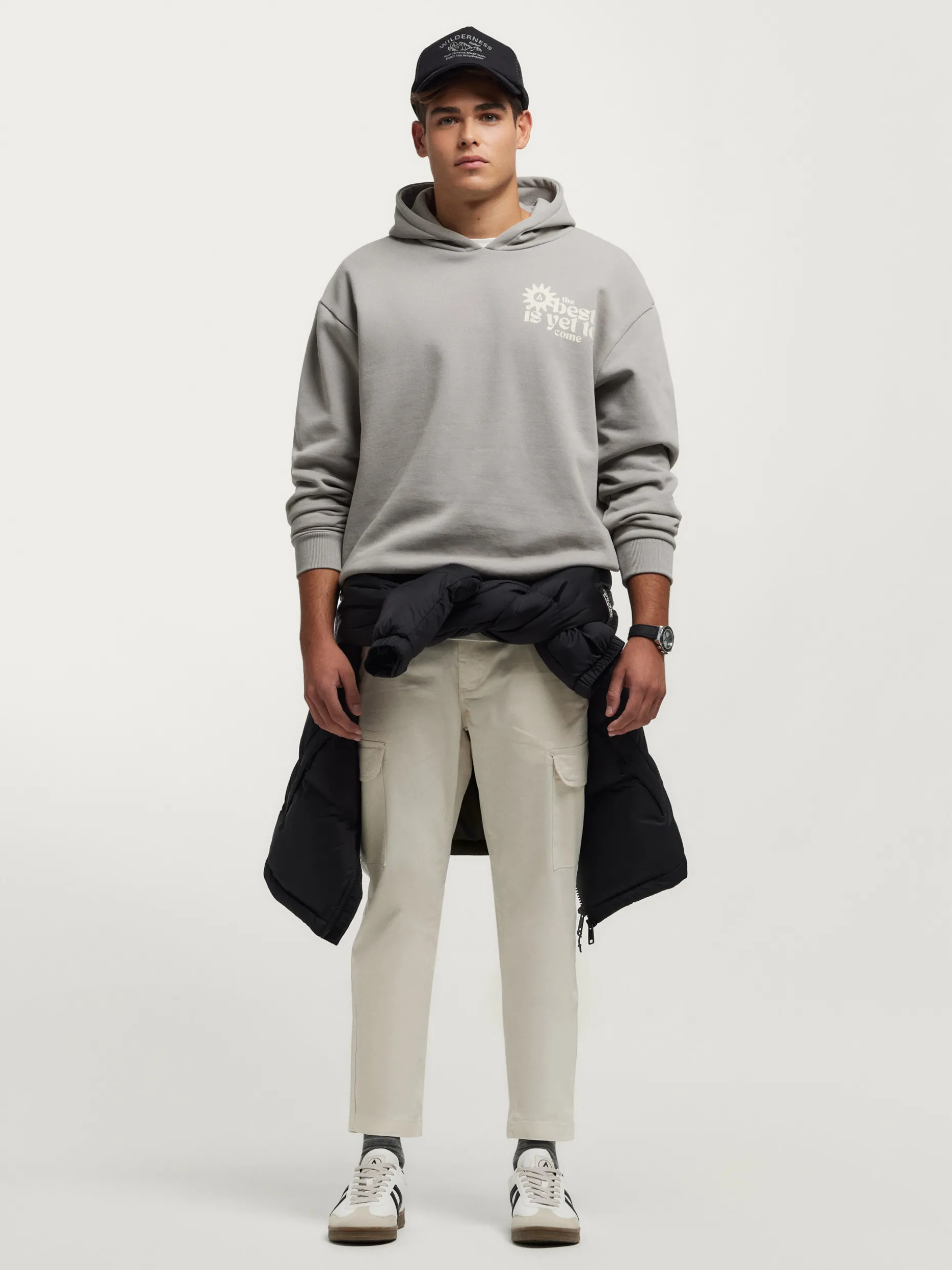 SUDADERA SUNSHINE GRIS