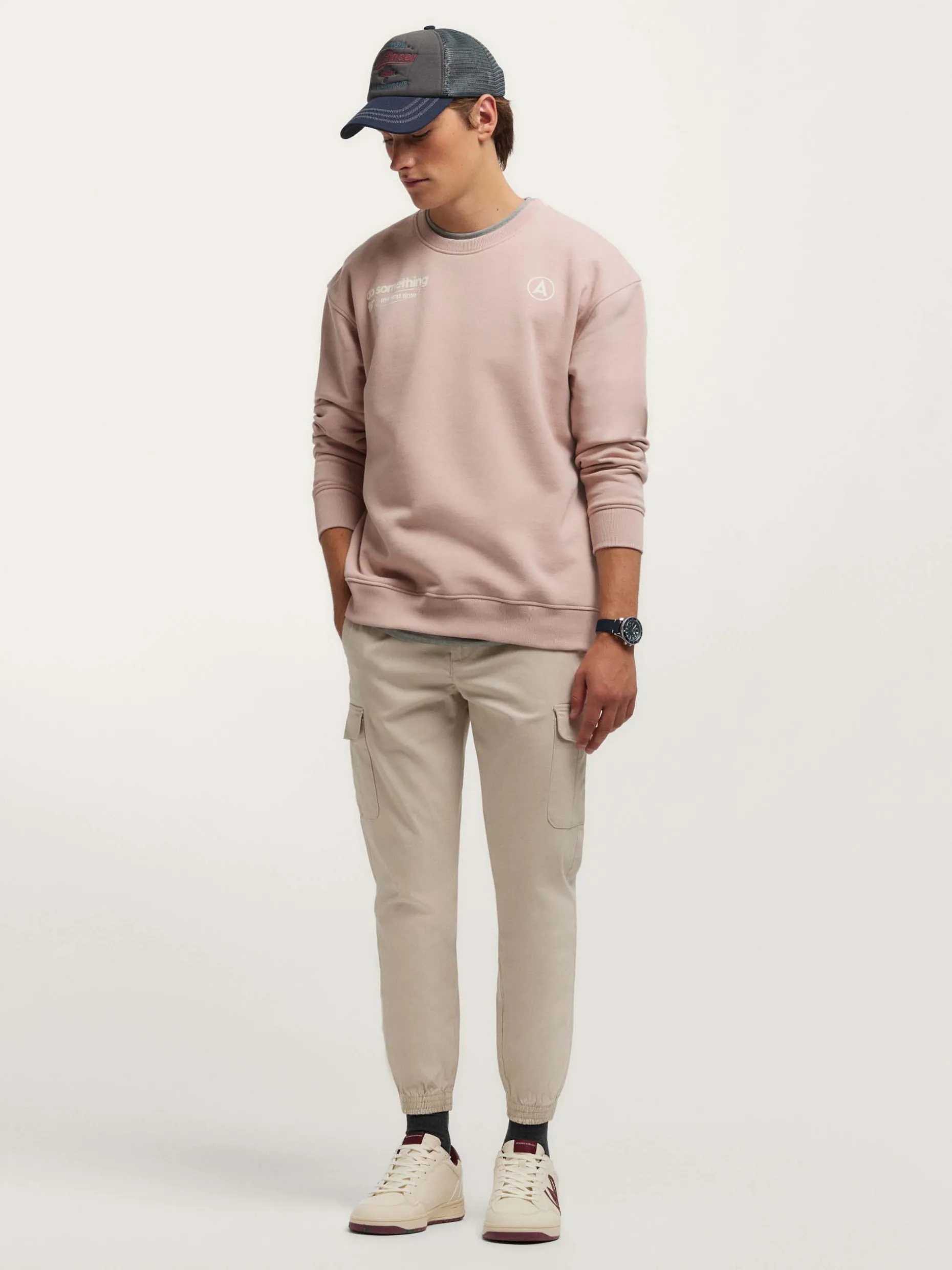SUDADERA TIME ROSA