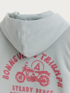 SUDADERA TRIUMPH KIDS AZUL